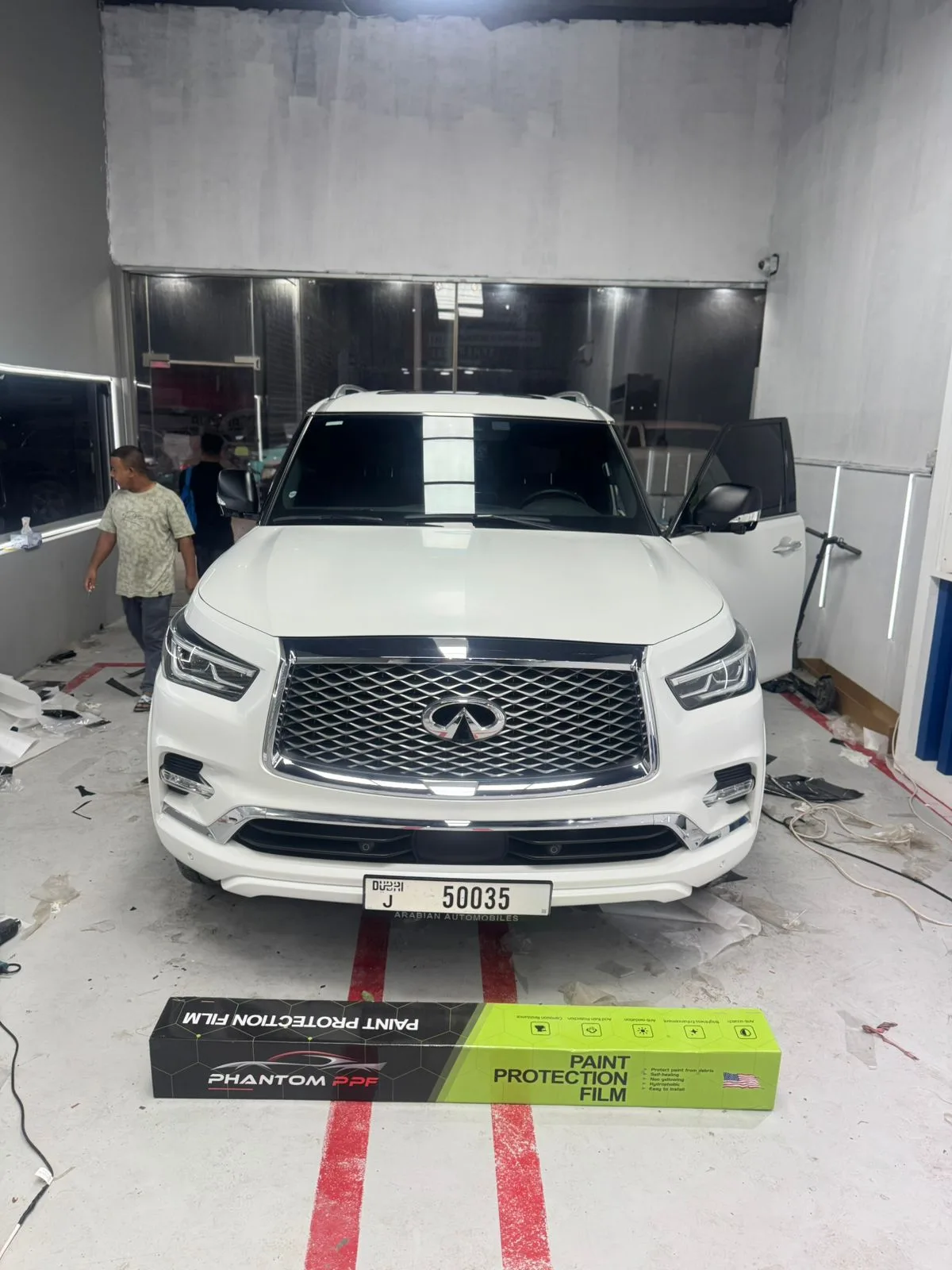 Infiniti SUV PPF and Window Tinting in Dubai visual